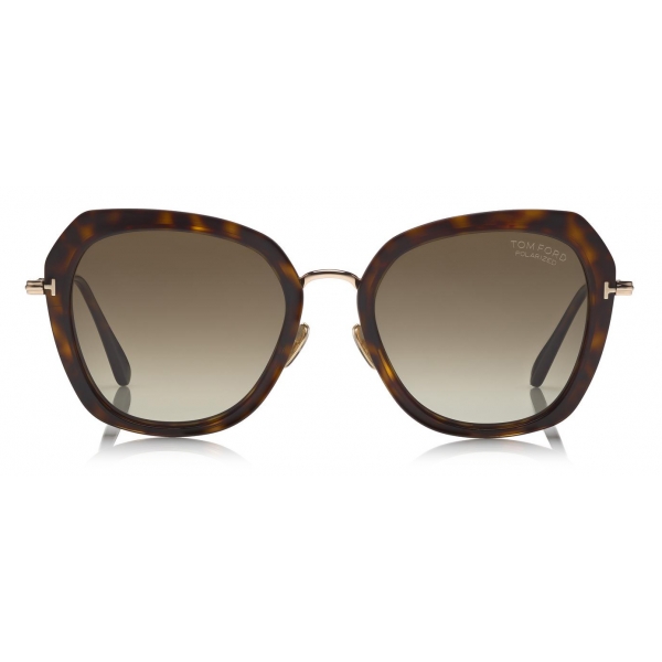 Tom Ford Kenyan Sunglasses Butterfly Sunglasses Dark Havana