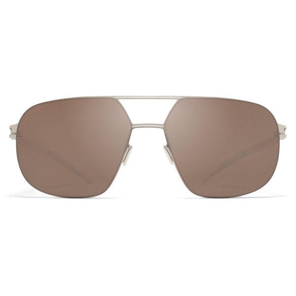 Mykita Angus No Silver White Brown Metal Collection