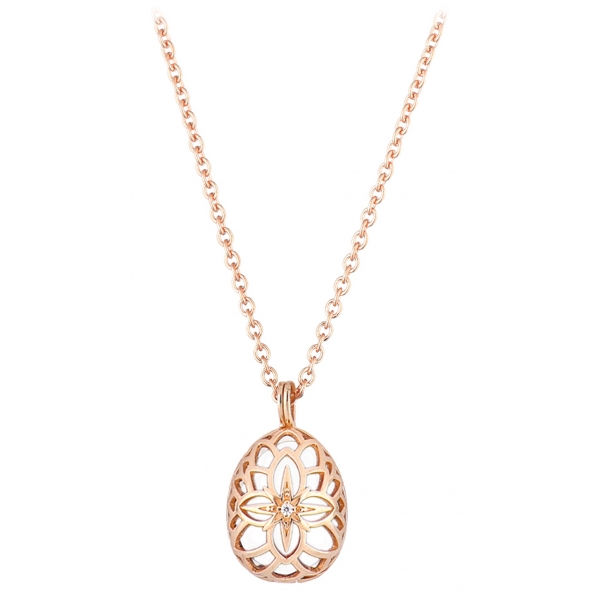 Tsars Collection Collana Windrose In Argento Rosa E Agata Bianca