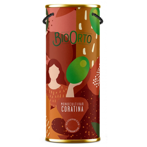 Bioorto Bag In Tube Coratina Organic Italian Extra Virgin Olive Oil