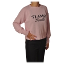 Gaëlle Paris - Sweater Wide Sleeves - Pink - Sweater - Made in Italy - Luxury Exclusive Collection