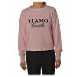 Gaëlle Paris - Pullover Girocollo Manica Lunga - Rosa - Maglione - Made in Italy - Luxury Exclusive Collection