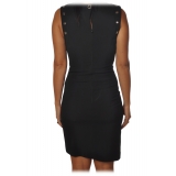 Elisabetta Franchi - Sleeveless Sheath Model - Black - Dress - Made in Italy - Luxury Exclusive Collection