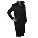 Patrizia Pepe - Coat 3/4 Double Breasted Closure - Black - Jacket - Made in Italy - Luxury Exclusive Collection