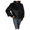 Patrizia Pepe - Jacket Short Fur - Black - Jacket - Made in Italy - Luxury Exclusive Collection