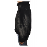 Elisabetta Franchi - Jacket Short Fur - Black - Jacket - Made in Italy - Luxury Exclusive Collection