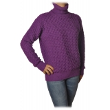 Pinko - Nuvolosita Long Sleeve High Neck Pullover - Violet - Sweater - Made in Italy - Luxury Exclusive Collection