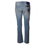 Jacob Cohën - 5 Pockets Jeans Straight Leg - Light Denim - Trousers - Made in Italy - Luxury Exclusive Collection