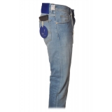 Jacob Cohën - Jeans 5 Tasche Gamba Dritta - Denim Chiaro - Pantaloni - Made in Italy - Luxury Exclusive Collection