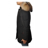 Woolrich -  Arctic Parka Luxury Pelliccia Racoon - Nero - Giacca - Luxury Exclusive Collection