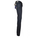 Jacob Cohën - 5 Pockets Jeans Slim Fit - Dark Denim - Trousers - Made in Italy - Luxury Exclusive Collection