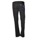 Jacob Cohën - Chinos trousers Slim Fit - Black - Trousers - Made in Italy - Luxury Exclusive Collection