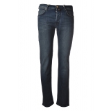 Jacob Cohën - 5 Pocket Jeans Slim Fit - Medium Denim - Trousers - Made in Italy - Luxury Exclusive Collection
