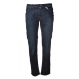 Jacob Cohën - Jeans Chinos Gamba Dritta - Denim Medio-Scuro - Pantaloni - Made in Italy - Luxury Exclusive Collection