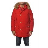 Woolrich - Arctic Parka With Detachable Fur - Red - Jacket - Luxury Exclusive Collection