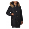 Woolrich - Long Artic Parka DF with Fur-trimmed Hood- Navy Blue - Jacket - Luxury Exclusive Collection