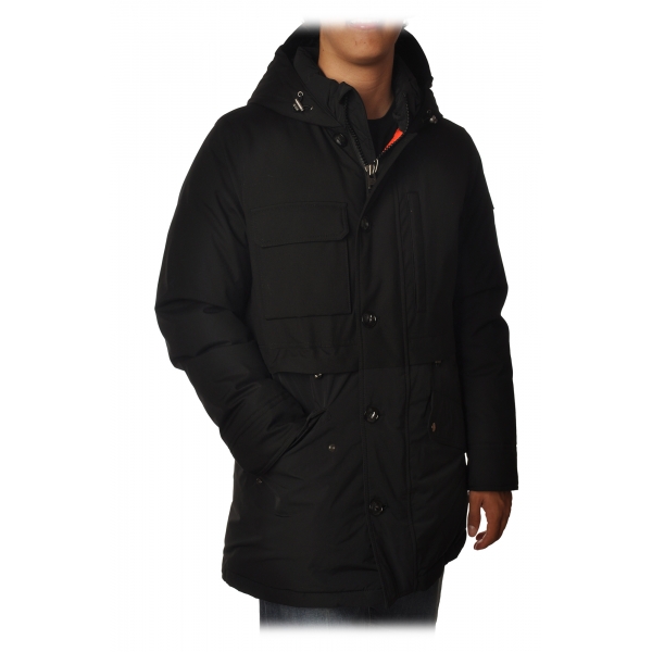 Woolrich - Teton Parka with Hood - Black - Jacket - Luxury