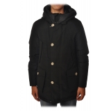 Woolrich - Artic Parka NF with Visible Contrast Buttons - Black - Jacket - Luxury Exclusive Collection