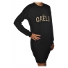 Gaëlle Paris - Abito Girocollo con Maniche Lunghe - Nero - Abito - Made in Italy - Luxury Exclusive Collection