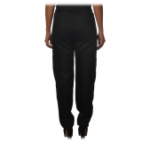 Gaëlle Paris - Sweatpants Straight Leg - Black - Trousers - Made in Italy - Luxury Exclusive Collection