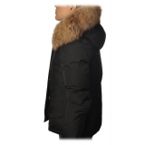 Woolrich - Short Down Jacket Artic PA with Removable Fur-trimmed Hood - Black - Jacket - Luxury Exclusive Collection