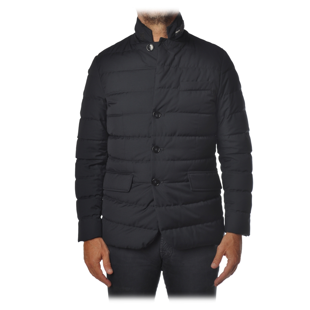 Woolrich - Padded Luxe Blazer - Black - Jacket - Luxury Exclusive ...
