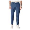 Cruna - New Town Trousers in Cotton - 520 - Avio - Handmade in Italy - Luxury High Quality Pants