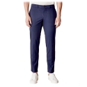 Cruna - New Town Trousers in Cotton - 520 - Navy - Handmade in Italy - Luxury High Quality Pants