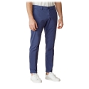 Cruna - Marais Trousers in Cotton - 510 - Blue - Handmade in Italy - Luxury High Quality Pants