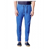 Cruna - Mitte Trousers in Cotton - 511 - Royal - Handmade in Italy - Luxury High Quality Pants