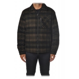Woolrich - Timber Padded Overshirt - Green Black Check - Jacket - Luxury Exclusive Collection