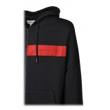 Woolrich - Luxury Fleece FZ Hooded Sweatshirt - Blue - Sweatshirt - Luxury Exclusive Collection