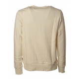 Woolrich - Crewneck Fleece Sweatshirt - Cream - Pullover - Luxury Exclusive Collection