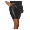 Patrizia Pepe - Minigonna in Ecopelle - Nero - Gonna - Made in Italy - Luxury Exclusive Collection