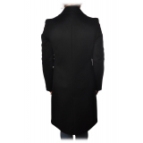 Patrizia Pepe - Coat 3/4 Single-Breasted Closure - Black - Jacket - Made in Italy - Luxury Exclusive Collection