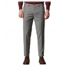 Cruna - Marais Trousers in Wool Flannel - 628 - Slate - Handmade in Italy - Luxury High Quality Pants