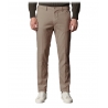 Cruna - Marais Trousers in Cotton Drill - 600 - Dove Beige - Handmade in Italy - Luxury High Quality Pants
