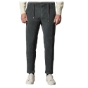 Cruna - Mitte Trousers in Corduroy - 610 - Slate - Handmade in Italy - Luxury High Quality Pants