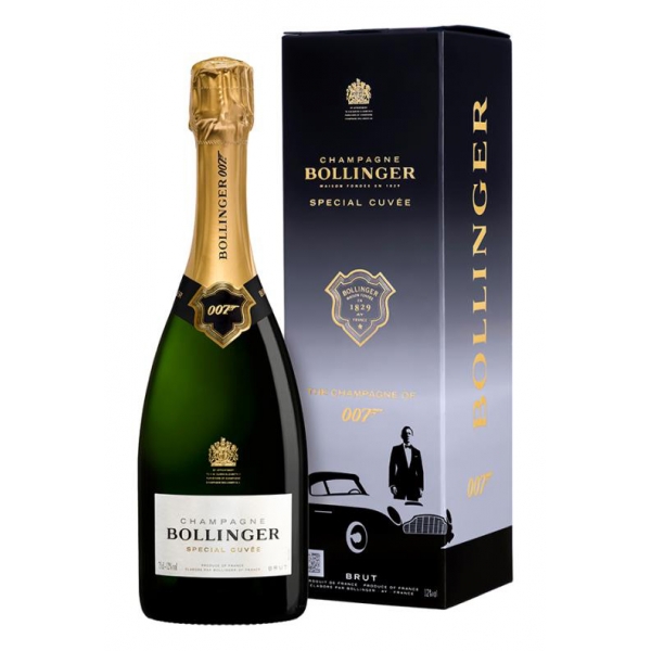 Bollinger Champagne - Special Cuvée Champagne - 007 - James Bond - Official Limited Edition - Pinot Noir - Luxury - 750 ml