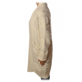 Patrizia Pepe - Long Cardigan Without Closures - White - Pullover - Made in Italy - Luxury Exclusive Collection