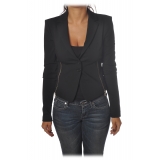 Patrizia Pepe - Jacket Two Buttons - Black - Jacket - Made in Italy - Luxury Exclusive Collection