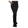 Patrizia Pepe - Pantalone a Vita Alta con Tasca Cinos - Nero - Pantalone - Made in Italy - Luxury Exclusive Collection