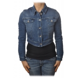 Patrizia Pepe - Short Jeans Model Jacket - Denim - Jacket - Made in Italy - Luxury Exclusive Collection