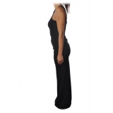 Patrizia Pepe - Close-Fitting Long Dress Sleeveless - Black - Dress - Made in Italy - Luxury Exclusive Collection