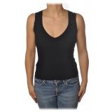 Pinko - Tank Top Sierra Leone Slim Fit with Lace Back - Black - Top - Made in Italy - Luxury Exclusive Collection