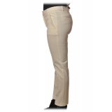 Pinko - Trousers Bello88 Cigarette Model Middle Waist - White - Trousers - Made in Italy - Luxury Exclusive Collection