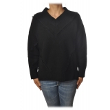 Pinko - Sweater Mozambico Oversized with V-neck - Black - Sweater - Made in Italy - Luxury Exclusive Collection