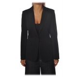 Pinko - Jacket Signum9 Slim Fit with One Button - Black - Jacket - Made in Italy - Luxury Exclusive Collection