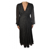 Pinko - Midi Dress Giovanni in Devorè Fabric - Black/White/Gray - Dress - Made in Italy - Luxury Exclusive Collection