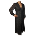 Pinko - Midi Dress Giovanni in Devorè Fabric - Black/White/Gray - Dress - Made in Italy - Luxury Exclusive Collection